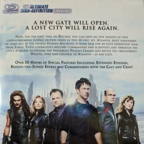 Stargate Atlatis The Complete Series Blu-Ray ~ 20-Disc Box Set ~ New/Sealed! - Picture 3 of 6
